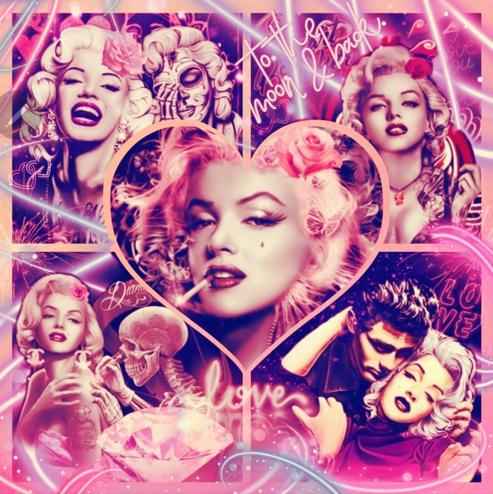 Marilyn Monroe 8 1/2"x11" Wall Art